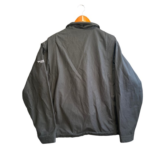 Vintage Polo Golf Mens Bomber Jacket Size Large Black Full Zip - Picture 2 of 8